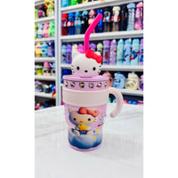 Keenbey My Melody Insulated Steel Tumbler with Straw – 650ml Cute Tumbler Bottle for Kids (Hot & Cold)
