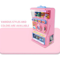 Interactive Vending Machine Toy for Kids – Lights, Sounds & Play Coins | Pretend Drink Dispenser with Beverage Cans
