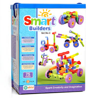 75-Piece Smart Plastic Building Blocks – Large Pipe-Shaped STEM Construction Toy for Kids | Educational & Creative Play for Boys & Girls
