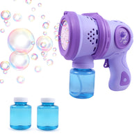 Automatic Bubble Gun for Kids – Leak-Proof Space Bubble Blower with LED Lights | Fun Bubble Maker Toy for Boys & Girls
