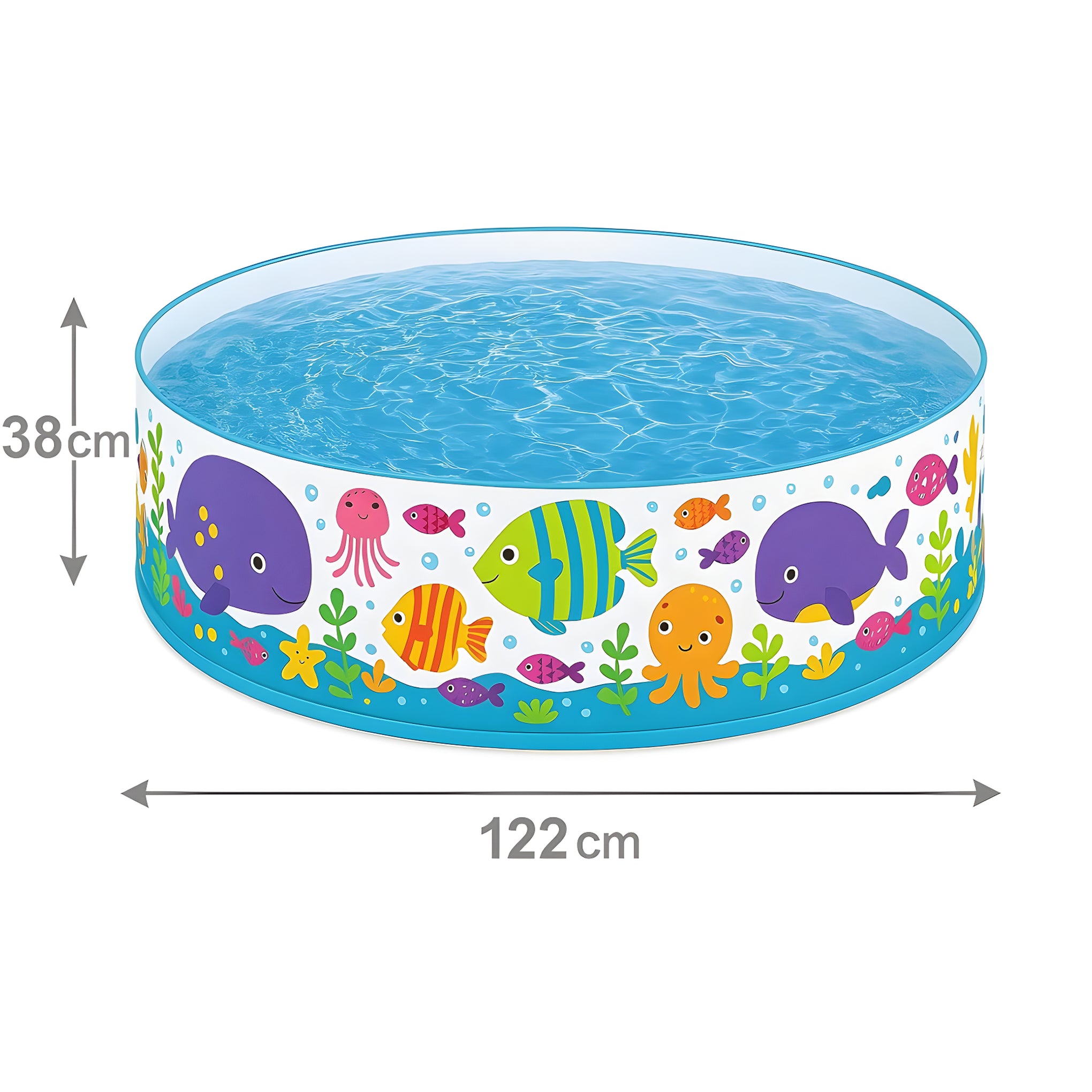 Inflatable Pool for Kids & Toddlers – Summer Garden Bathtub (2–10 ft)