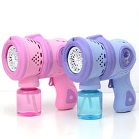 Automatic Bubble Gun for Kids – Leak-Proof Space Bubble Blower with LED Lights | Fun Bubble Maker Toy for Boys & Girls
