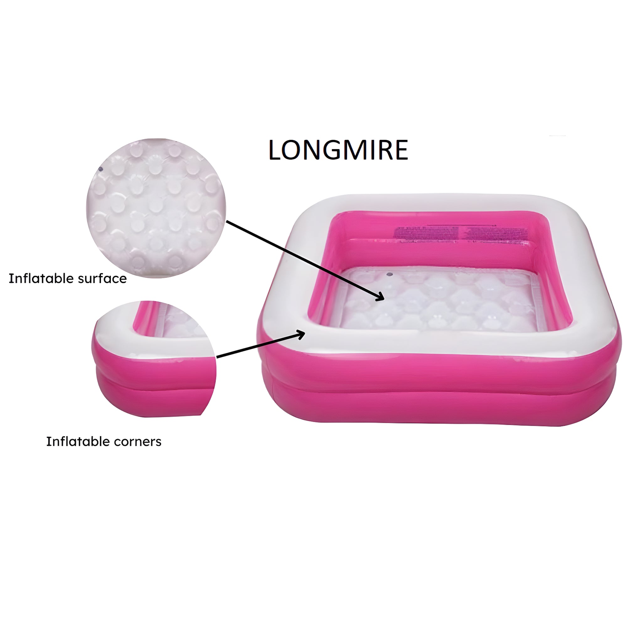 Inflatable Pool for Kids & Toddlers – Summer Garden Bathtub (2–10 ft)