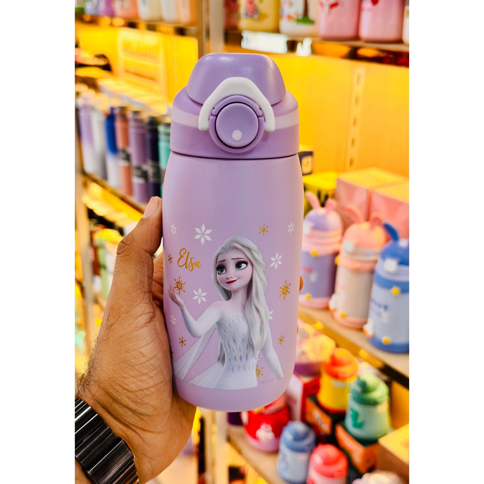 Disney Insulated Steel Bottles 520ml | Mickey, Elsa & Lightning McQueen