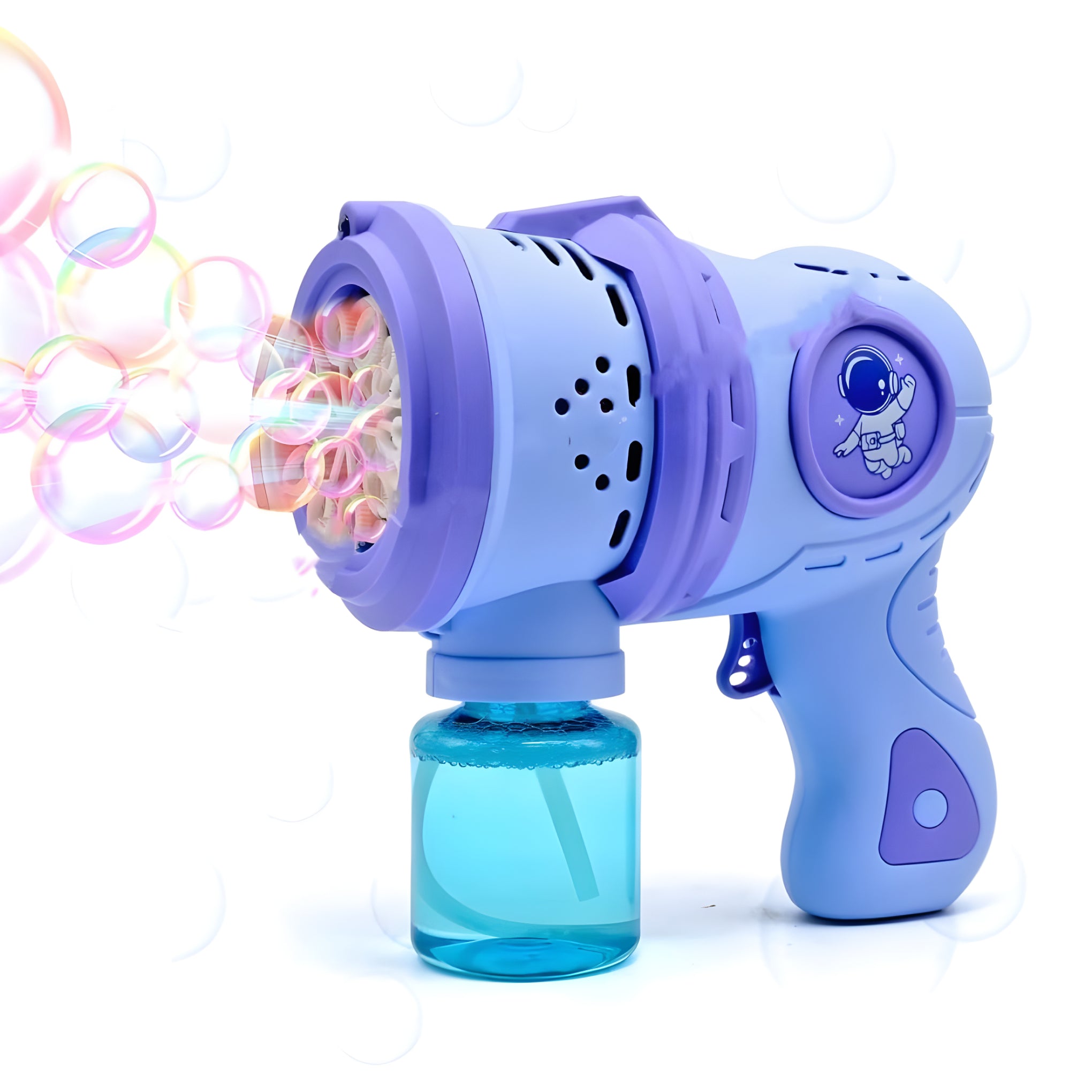Automatic Bubble Gun for Kids – Leak-Proof Space Bubble Blower with LED Lights | Fun Bubble Maker Toy for Boys & Girls
